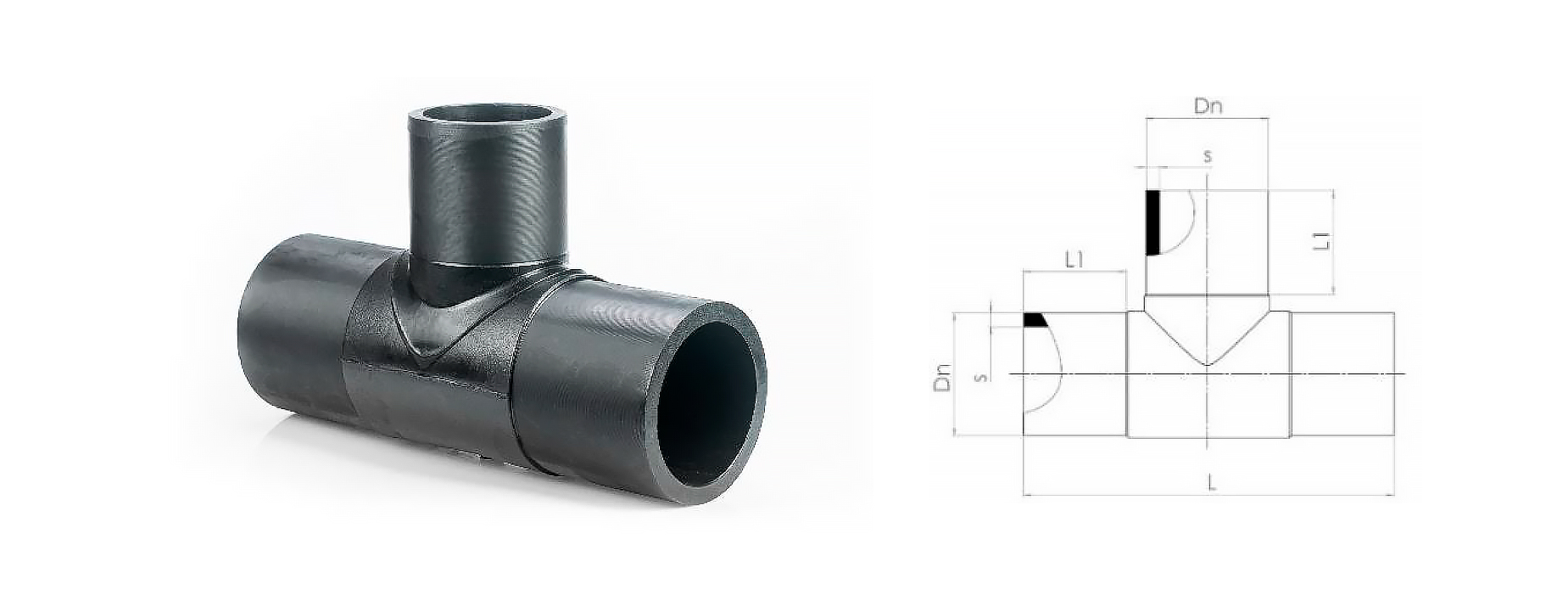 SPIGOT TEE EQUAL SDR 17