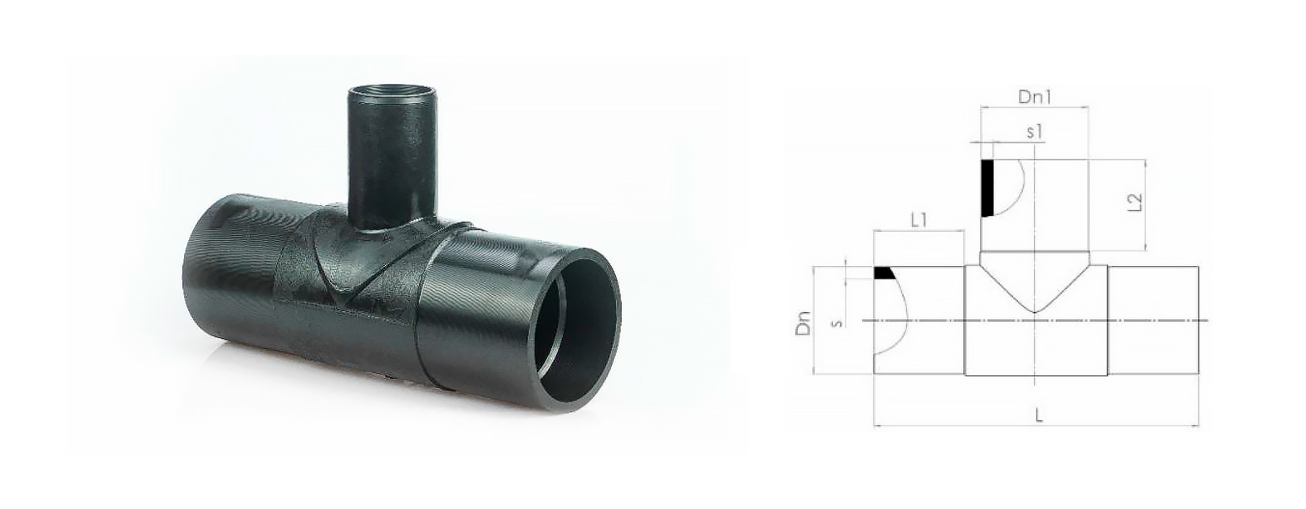SPIGOT TEE REDUCER SDR 11