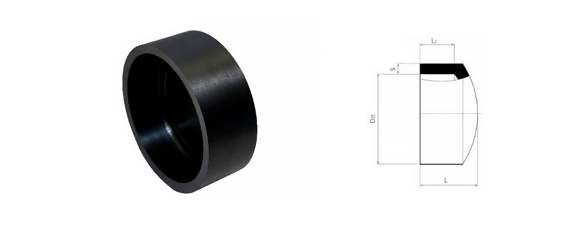 SPIGOT END CAP SHORT SDR 17