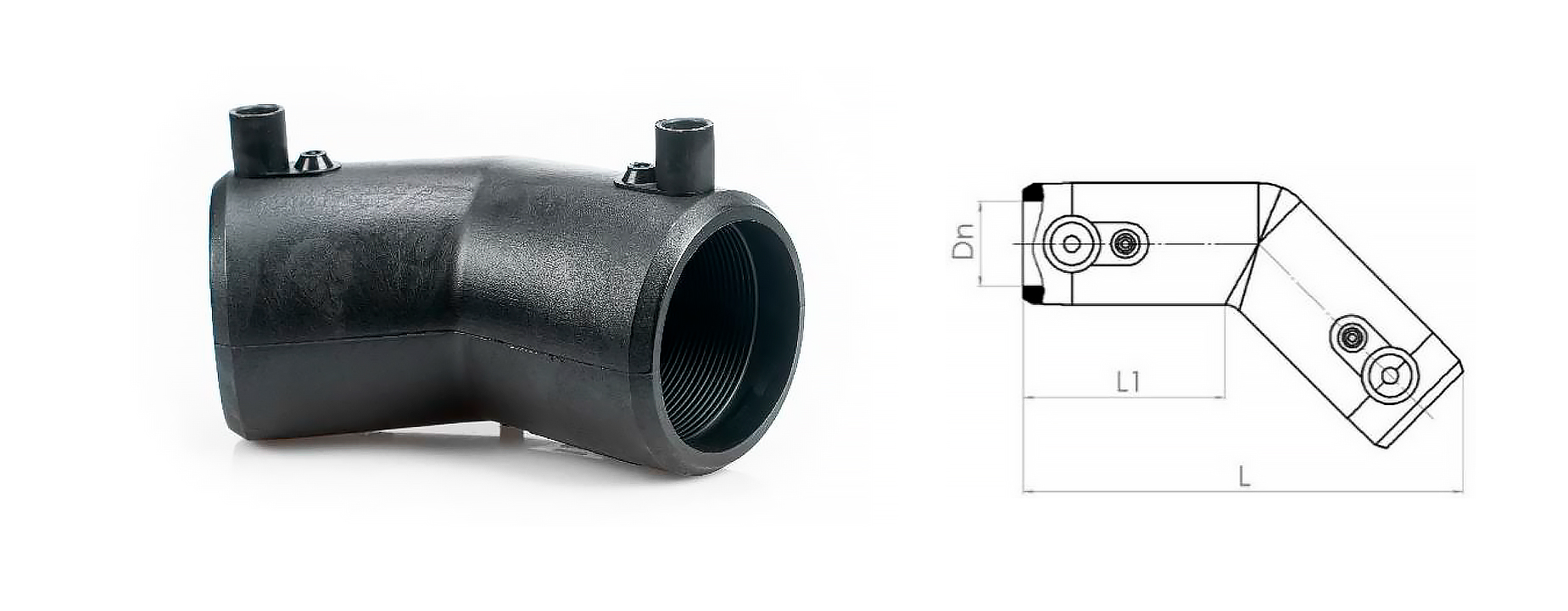 ELECTROFUSION ELBOW 45° SDR 11