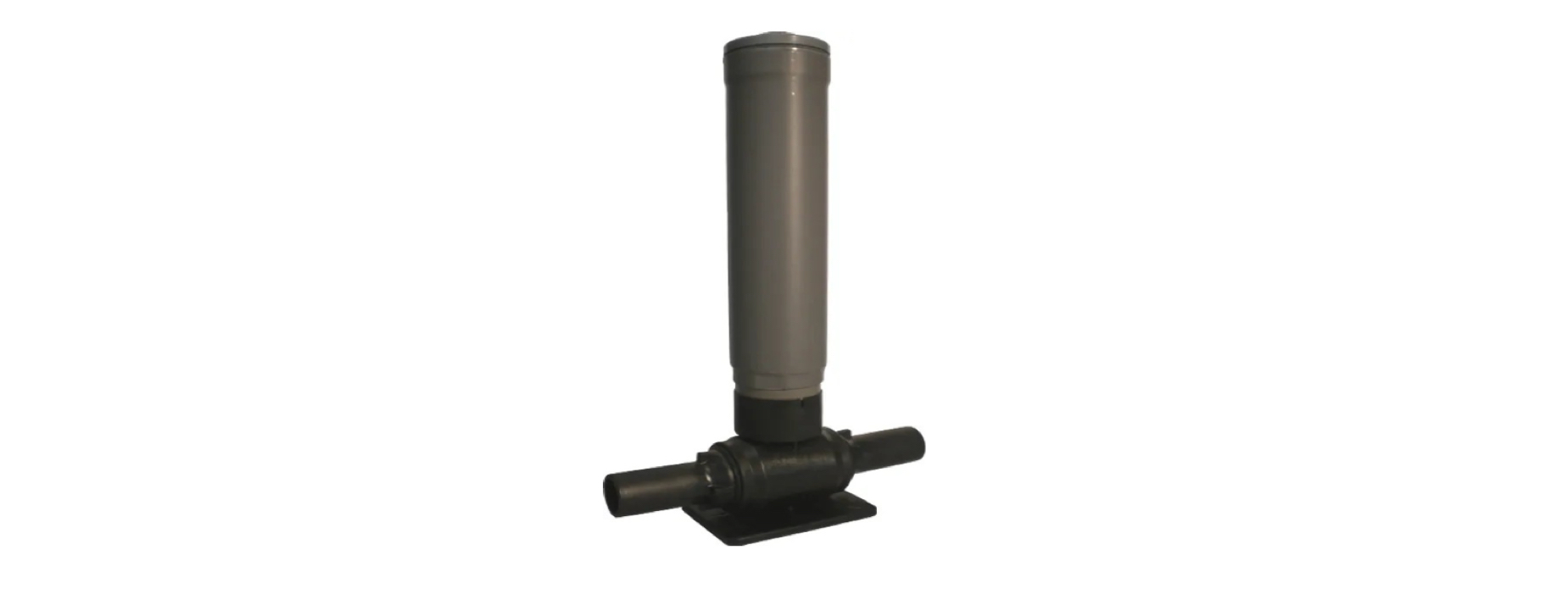 PE 100 BALL VALVE EQUIPPED WITH A BASE, BELL, OPERATING EXTENSION AND TELESCOPIC EXTENSION